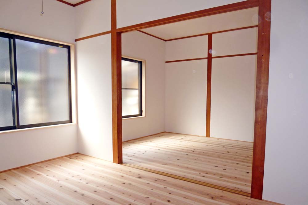京都長尾工務店が手がけた戸建2階屋内改装